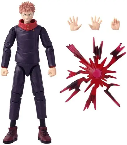 Thumbnail: Jujutsu Kaisen Anime Heroes 6" Action Figure Yuji Itadori Black Flash