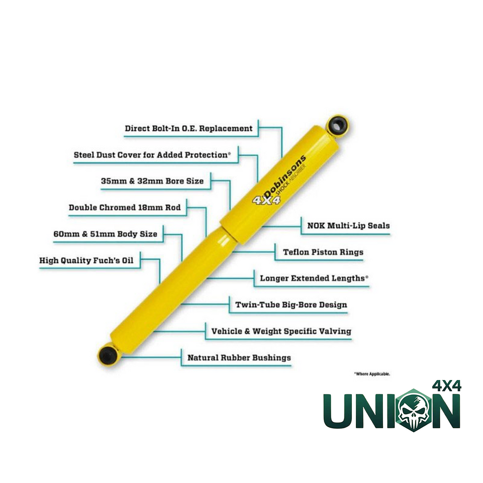 Heavy-duty suspension +100 mm DOBINSONS for NISSAN Patrol Y60 Y61 1988 - 2004