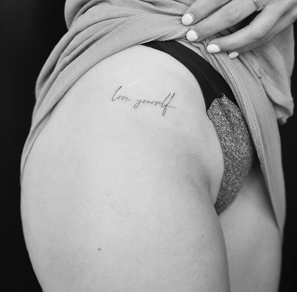 Lettering tattoo