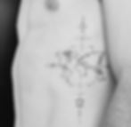World map tattoo