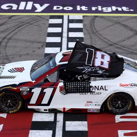 Hamlin Overcomes Starting from the Rear to Win by Eleven Seconds in Michigan