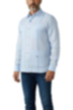 Thumbnail: Pepe & Berta Exclusive Long Sleeve Guayabera - 100% Irish Linen