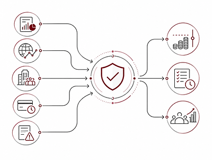 Customer credit risk assessment combining financial analysis, business context and payment behaviour to guide credit decisions.