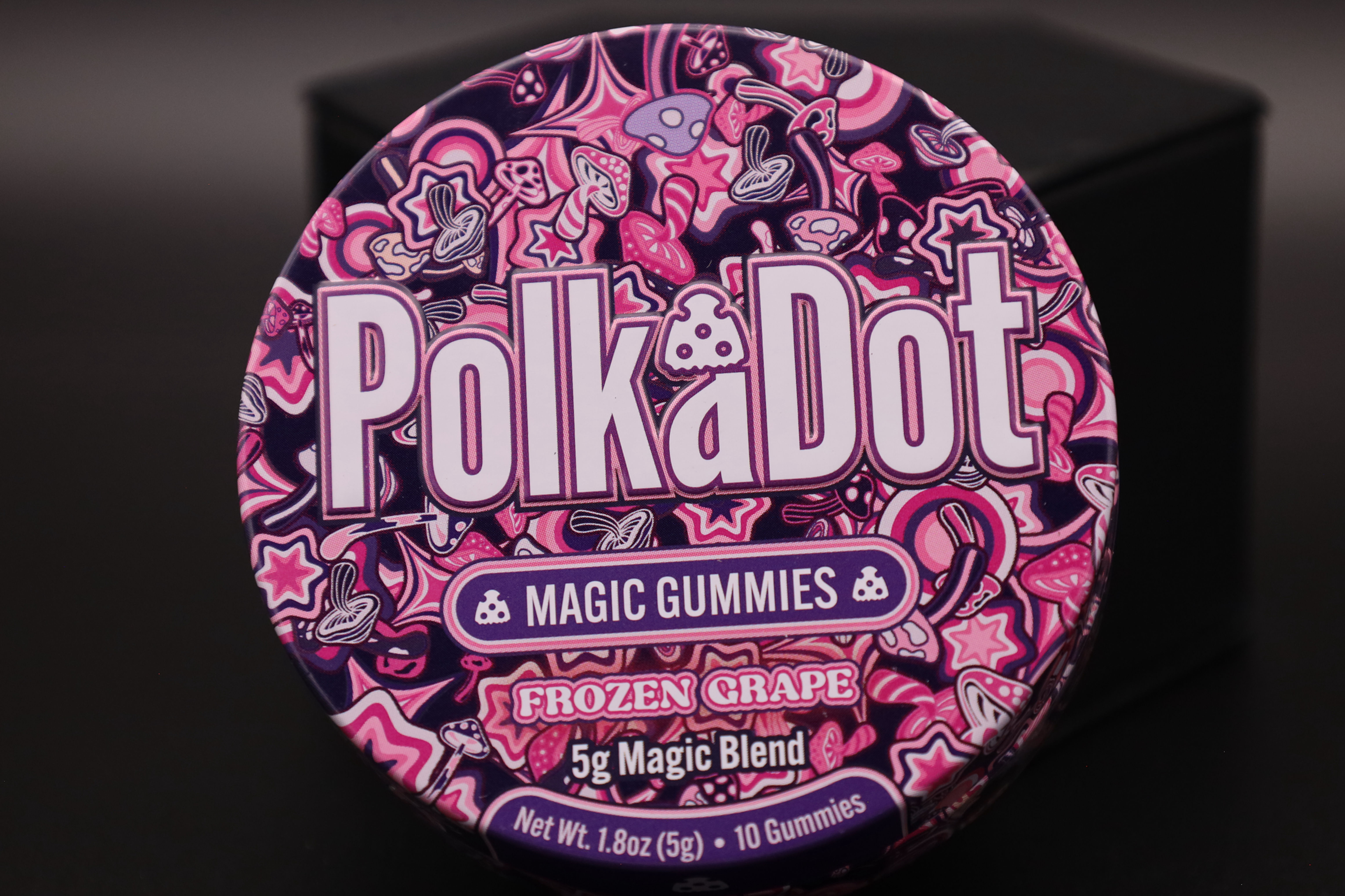 Sticker with Free Polkadot®️ Magic Mushroom Gummies gift 