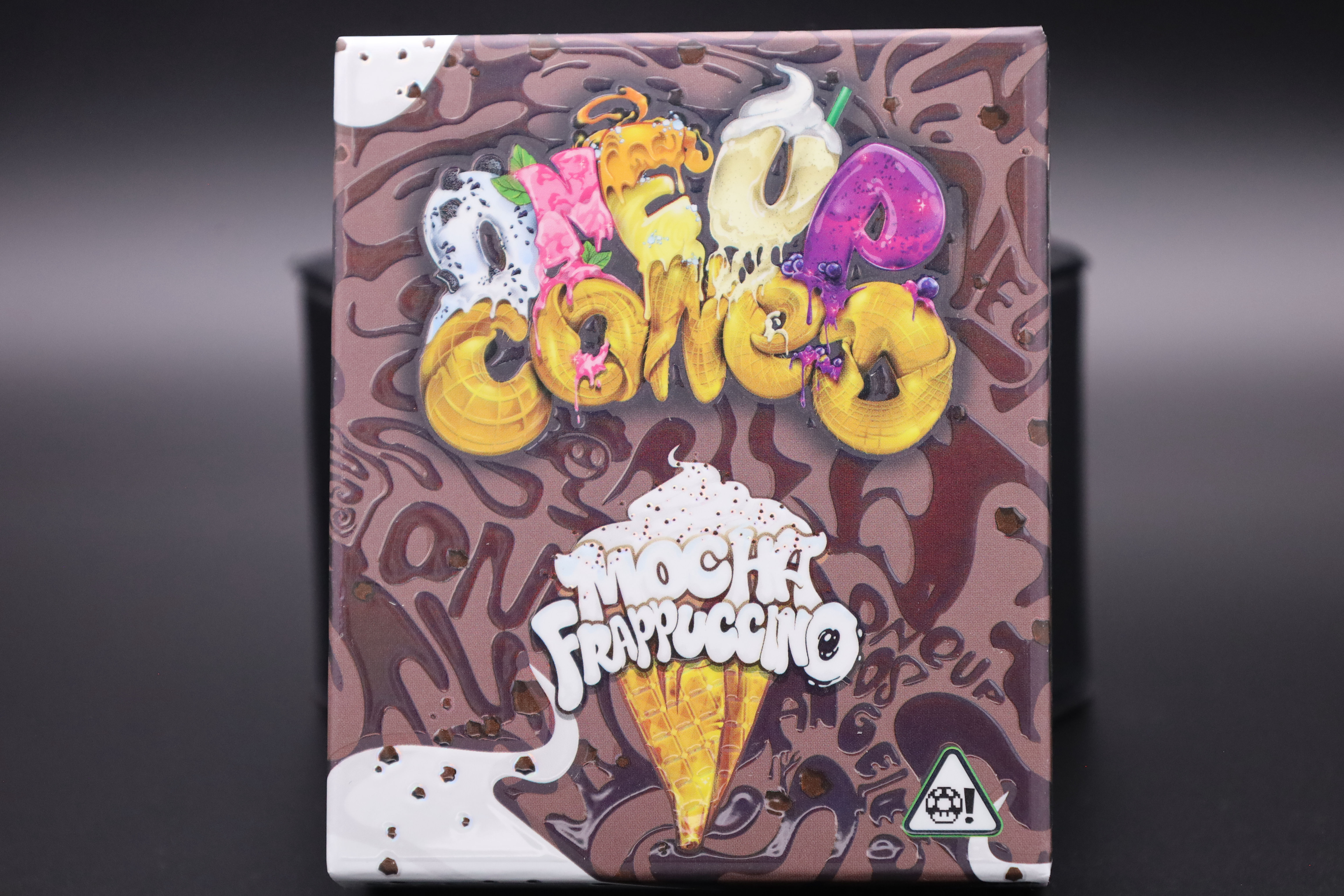 Sticker with Free One Up®️ Mushroom Edible Cones gift 