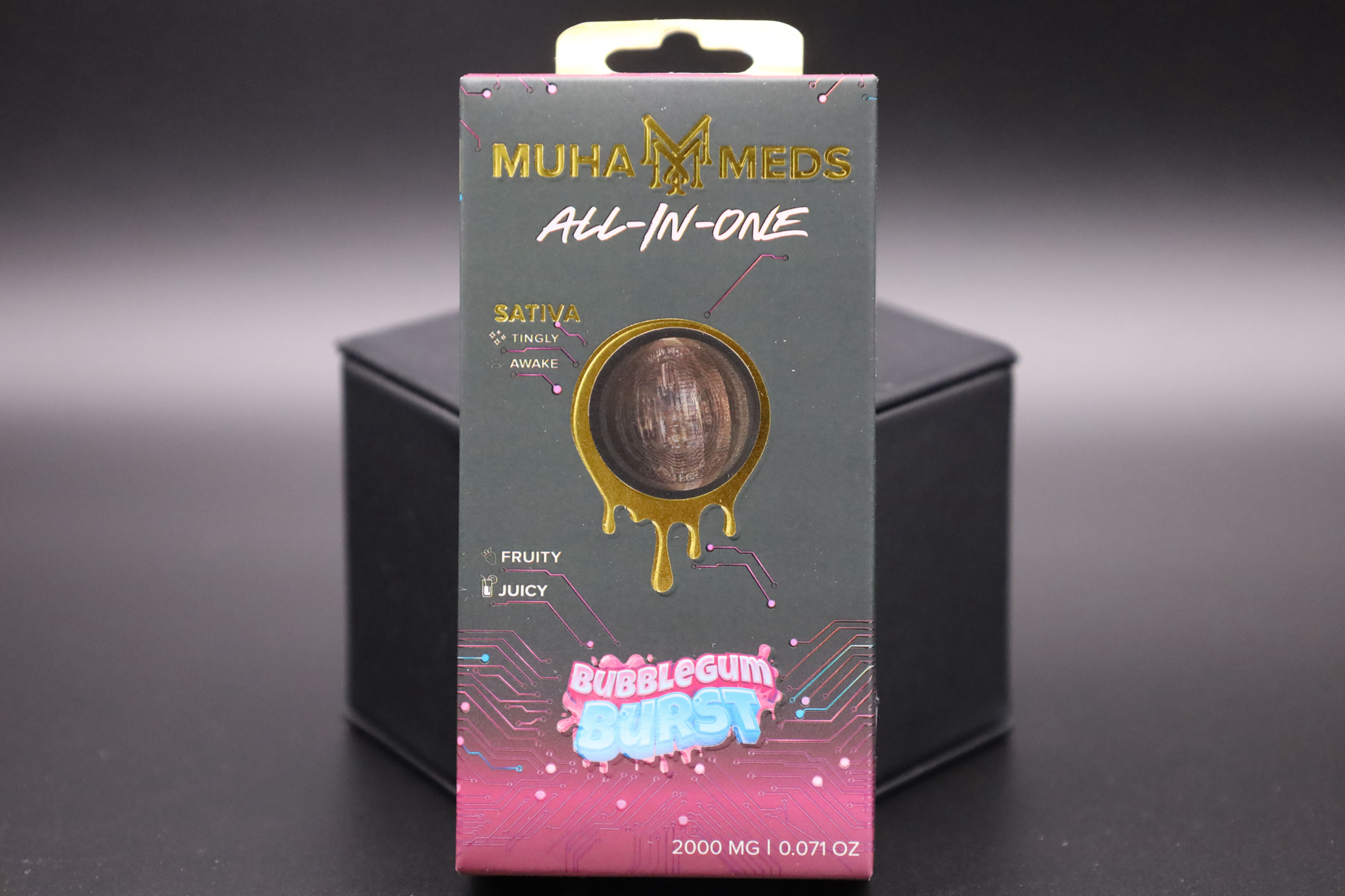 Sticker with Free Muha Meds®️ All In One Vape Device gift
