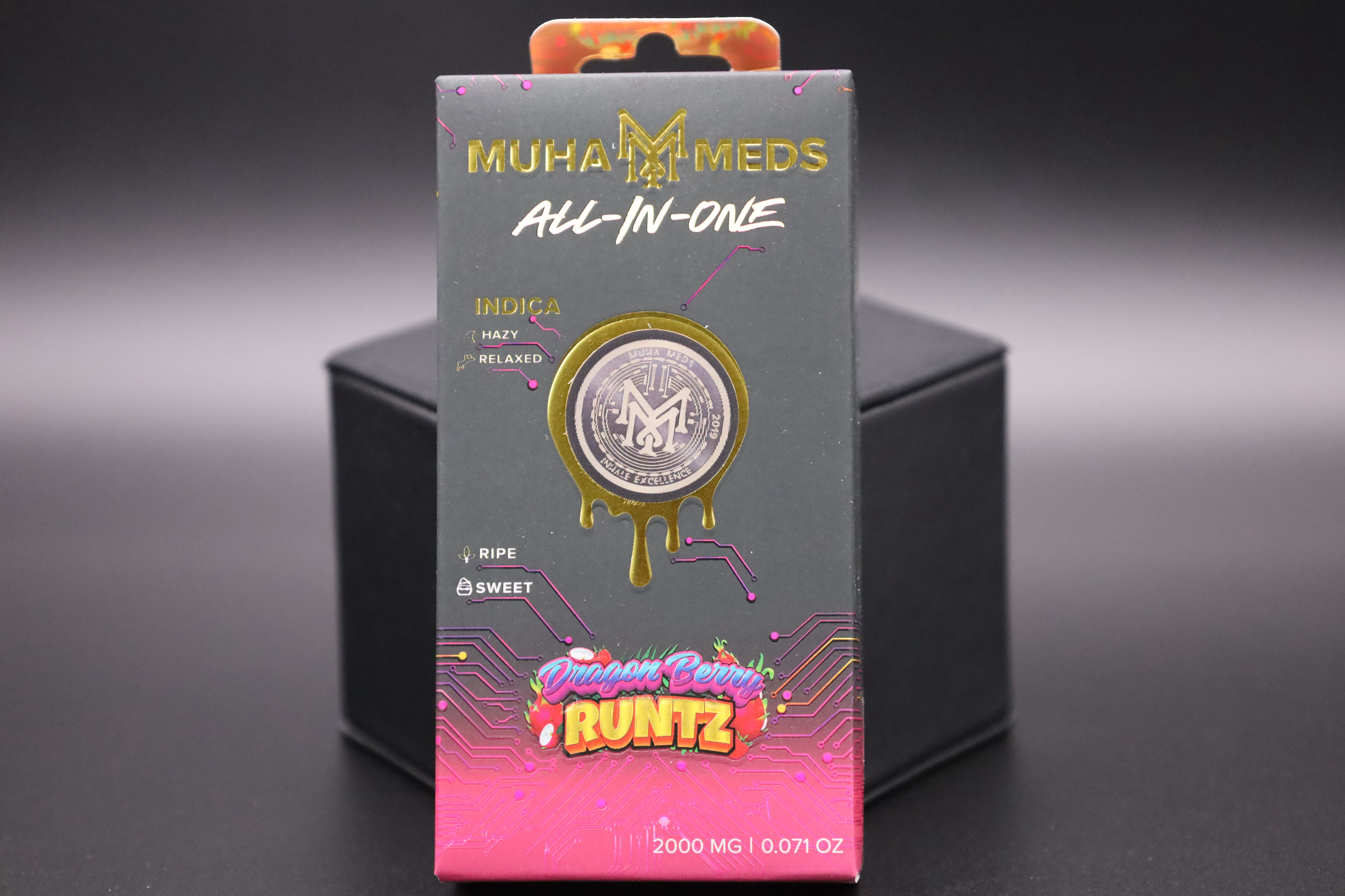 Sticker with Free Muha Meds®️ All In One Vape Device gift