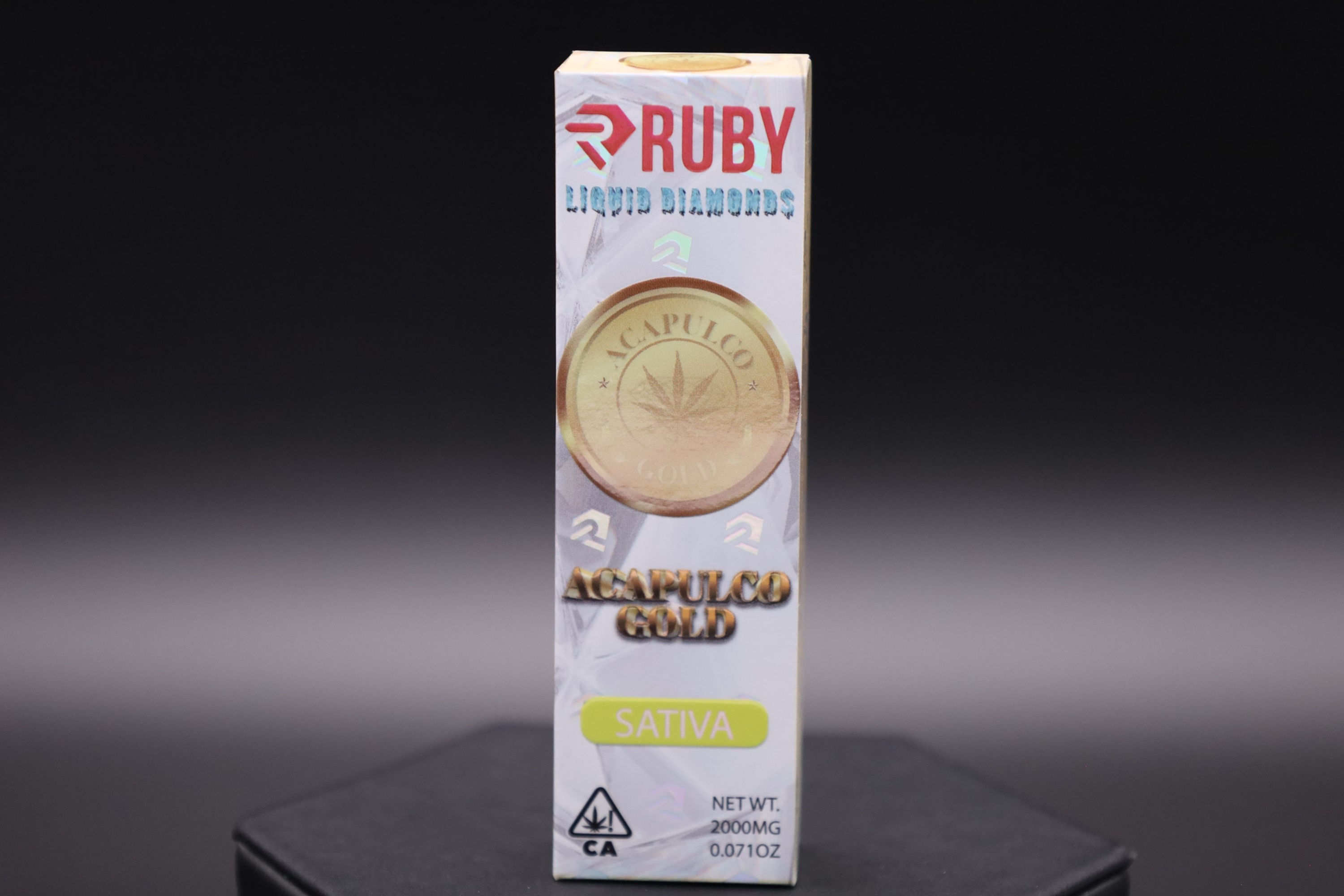 Sticker with Free Ruby®️ 2 gram Disposable Vape Cartridge gift