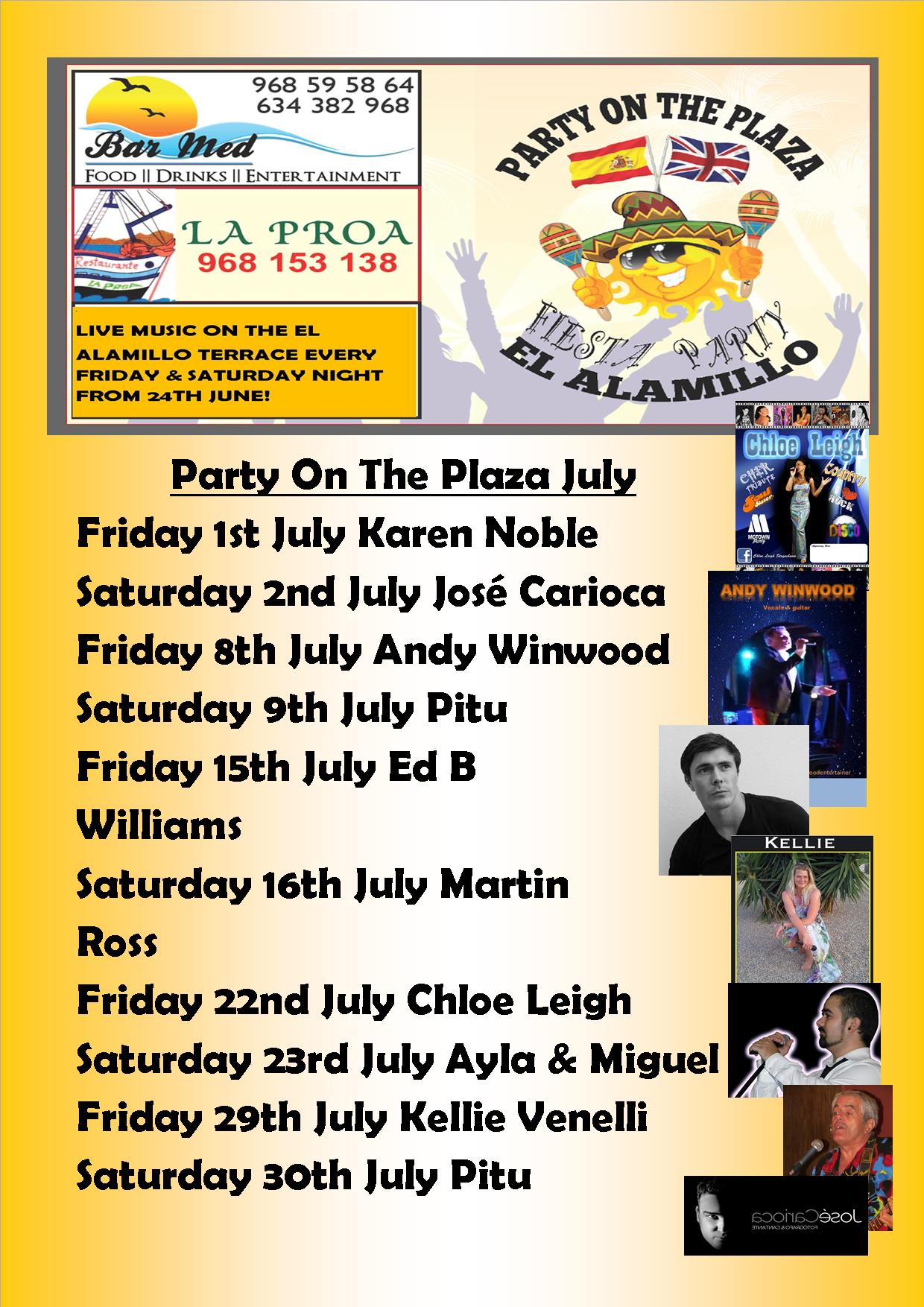 Party On The Plaza July