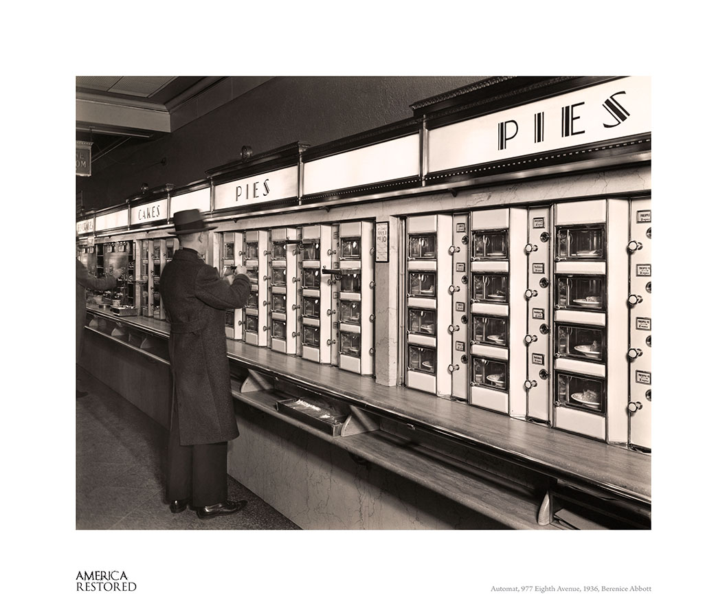 Automat, 977 Eighth Avenue, 1936, Berenice Abbott