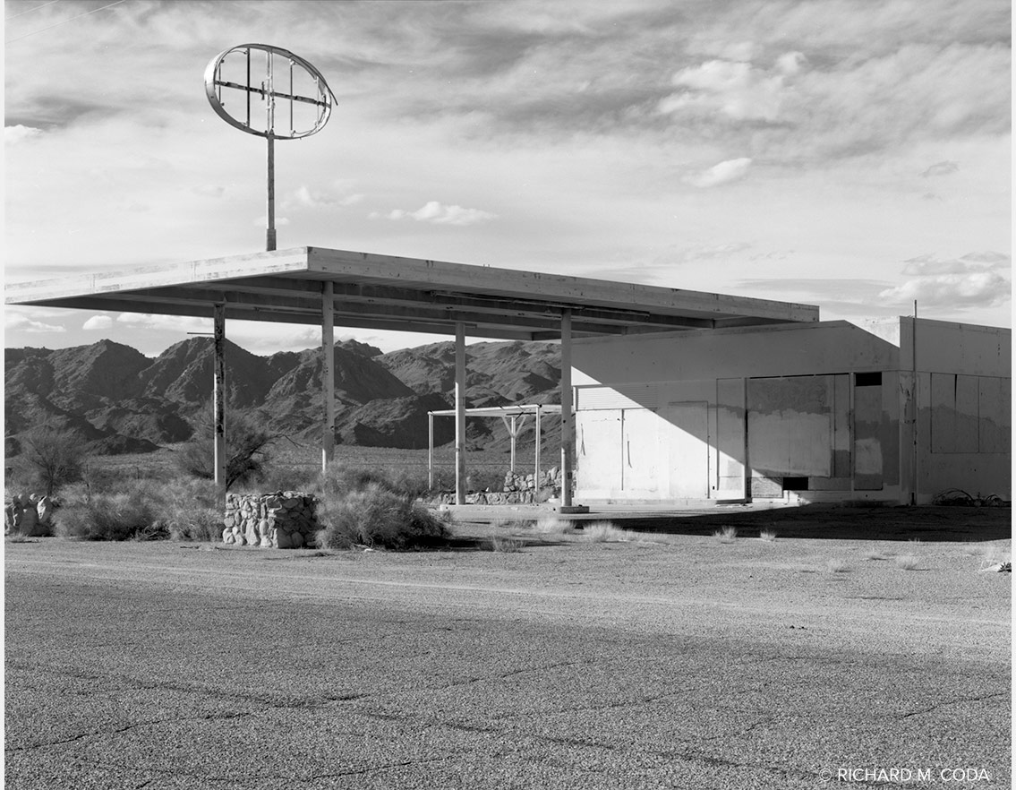 Desert Center, CA ©2008. 4x5" Silver Negative.