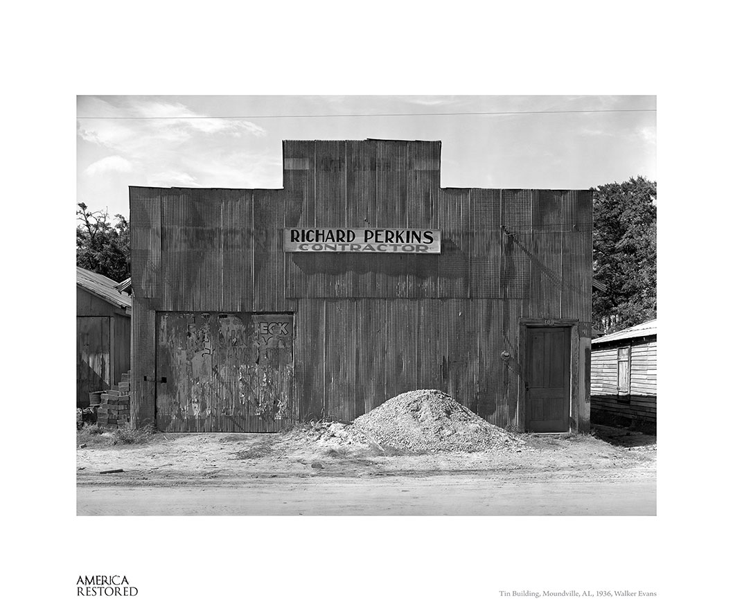 Tin Building, Moundville, AL, 1936, Walker Evans