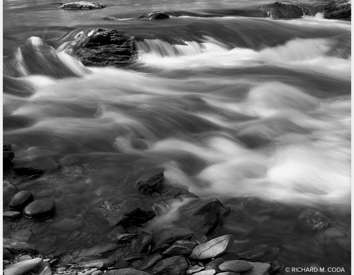 Tellico River, Tellico Plains, TN ©2026. 8x10" Silver Negative.
