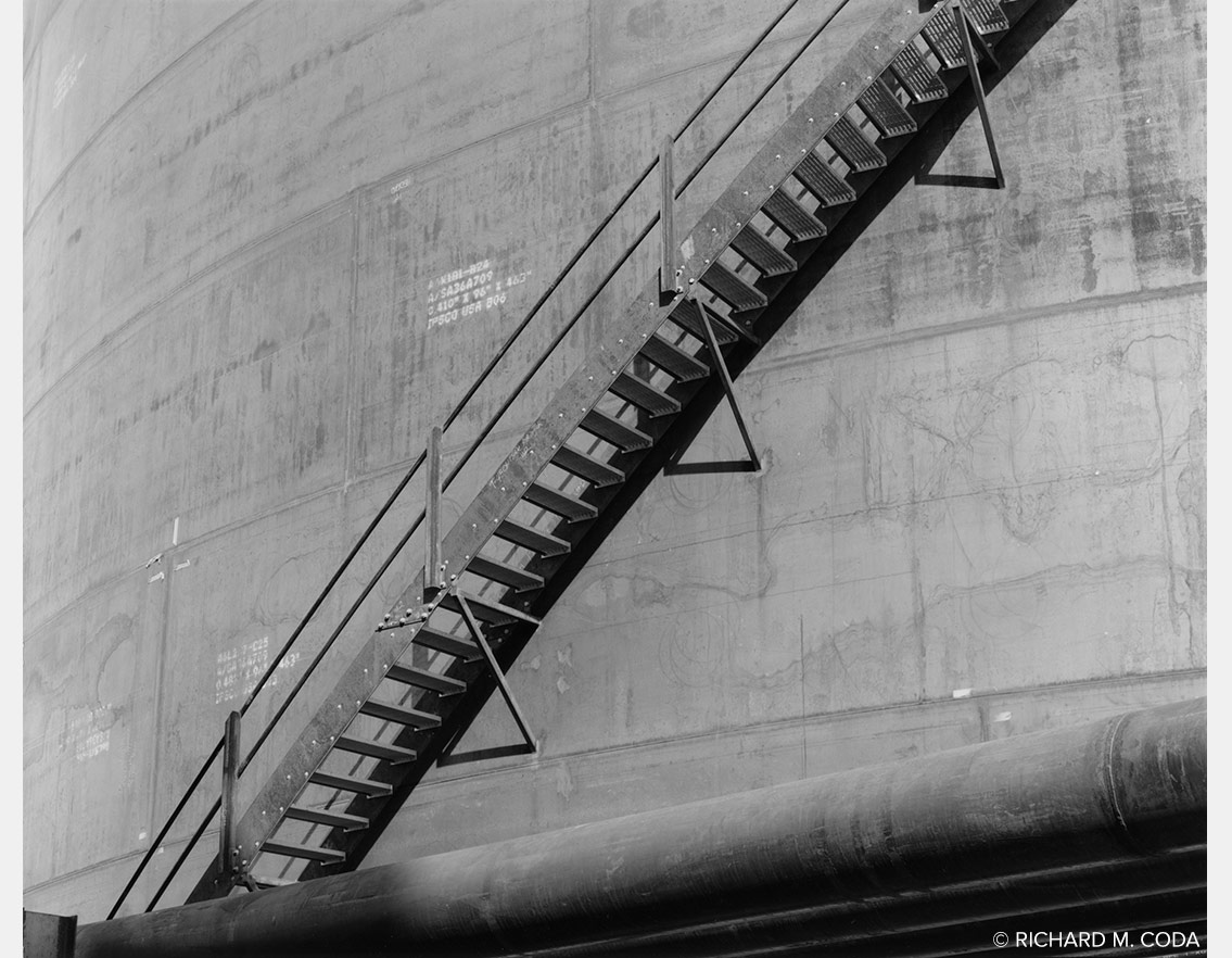 CalJet Fuel Tank, Phoenix, AZ, ©2008. 8x10" Silver Negative. 
