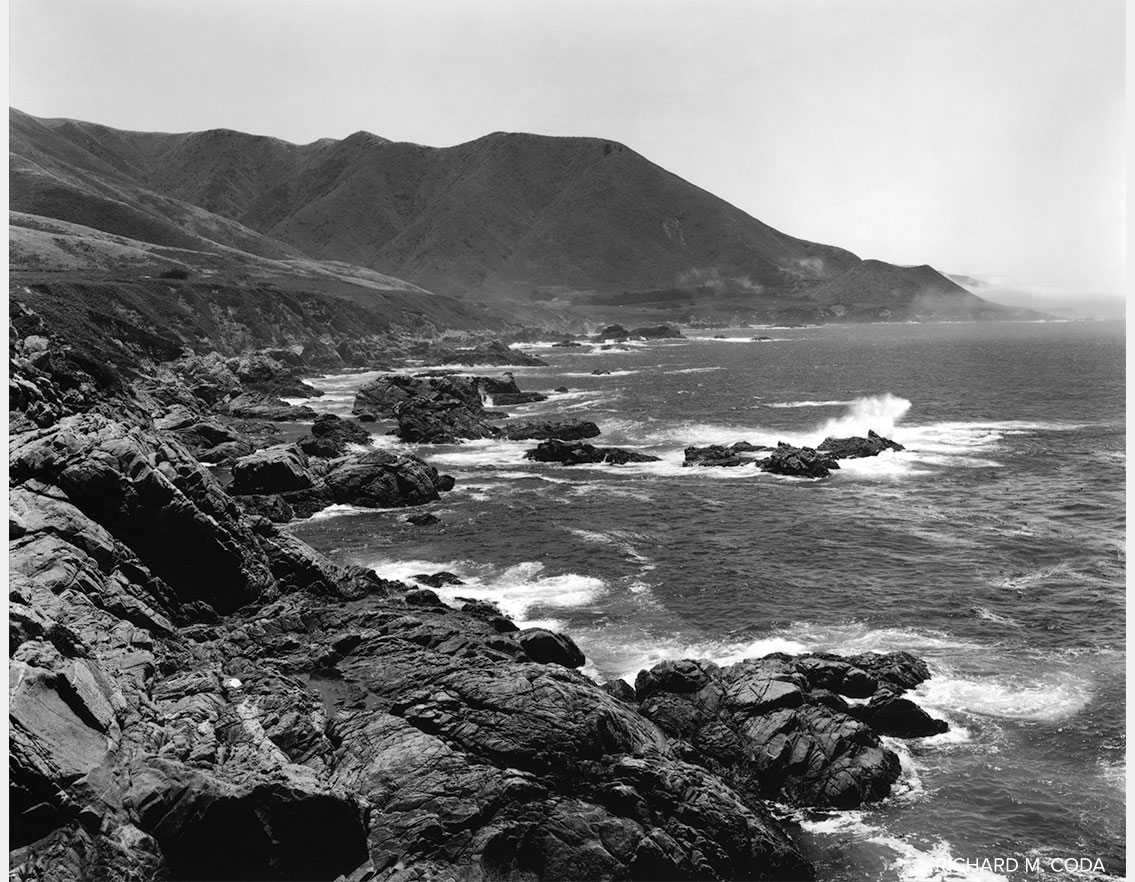 Garapatta, Big Sur, California, ©1986. 8x10" Silver Negative.