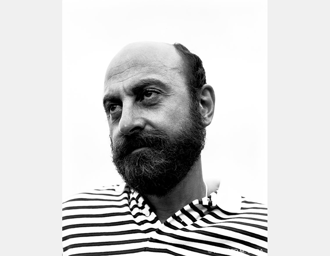 Father John, Berkeley, CA ©1984. 4x5" Silver Negative.