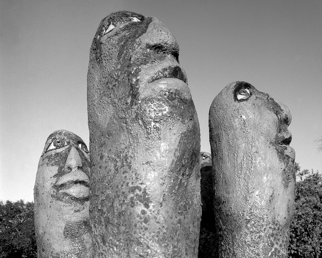 Aliens, Tamarac, FL, ©2020. 4x5" Silver Negative.