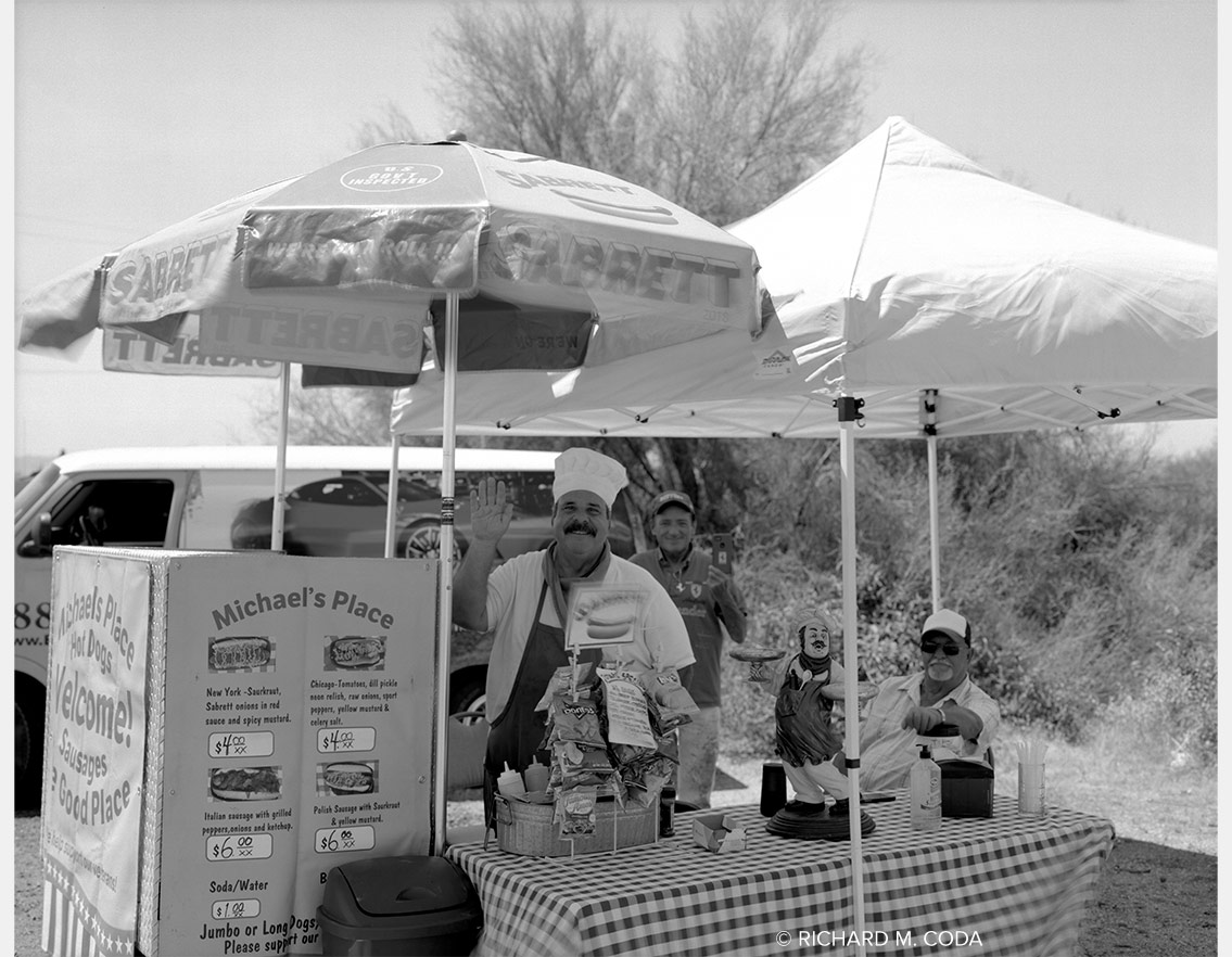 Michael's Place, Scottsdale, AZ, ©2020. 8x10" Silver Negative.