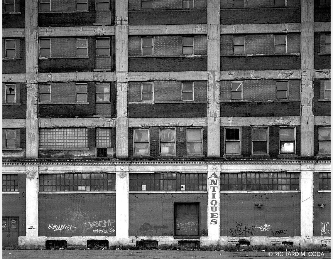 Antiques, Pittsburgh, PA, ©2014. 4x5" Silver Negative.