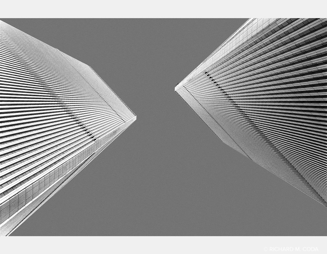 World Trade Center, September 13, 1981 ©1981. 35mm Silver Negative output to 11x14" Silver Negative Contact Print.