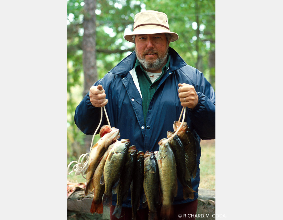 Dad's Catch, Thousand Islands, Ontario, Canada ©1988. 35mm Slide.