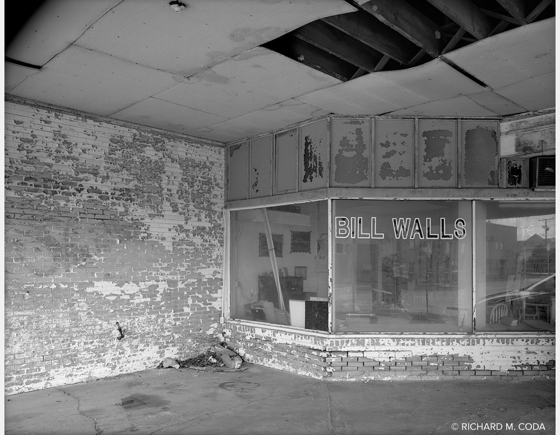 Bill Walls, Hominy, OK, ©2025. 8x10" Silver Negative.