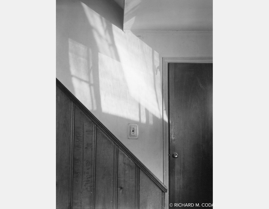 White Shadows, Pompton Lakes, NJ, ©1984. 4x5" Silver Negative.