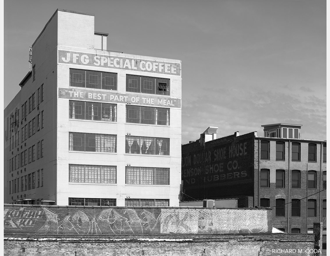 Old City, Knoxville, TN, ©2025. 8x10" Silver Negative. 