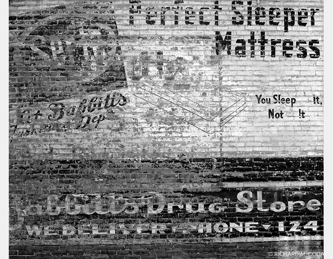 Babbitt's Ghost Ad, Flagstaff, AZ, ©2008. 8x10" Silver Negative. 