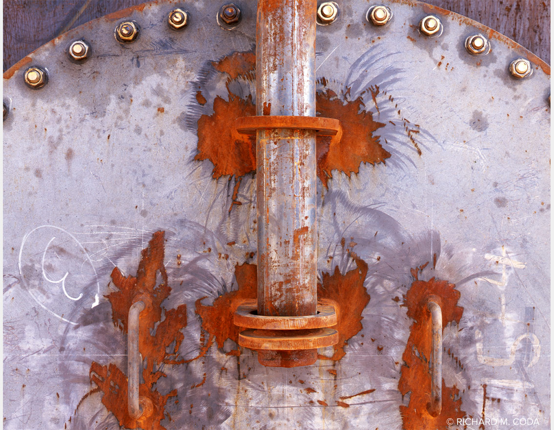 CalJet Fuel Rust 2, Phoenix, AZ, ©2008. 4x5" Color Transparency.