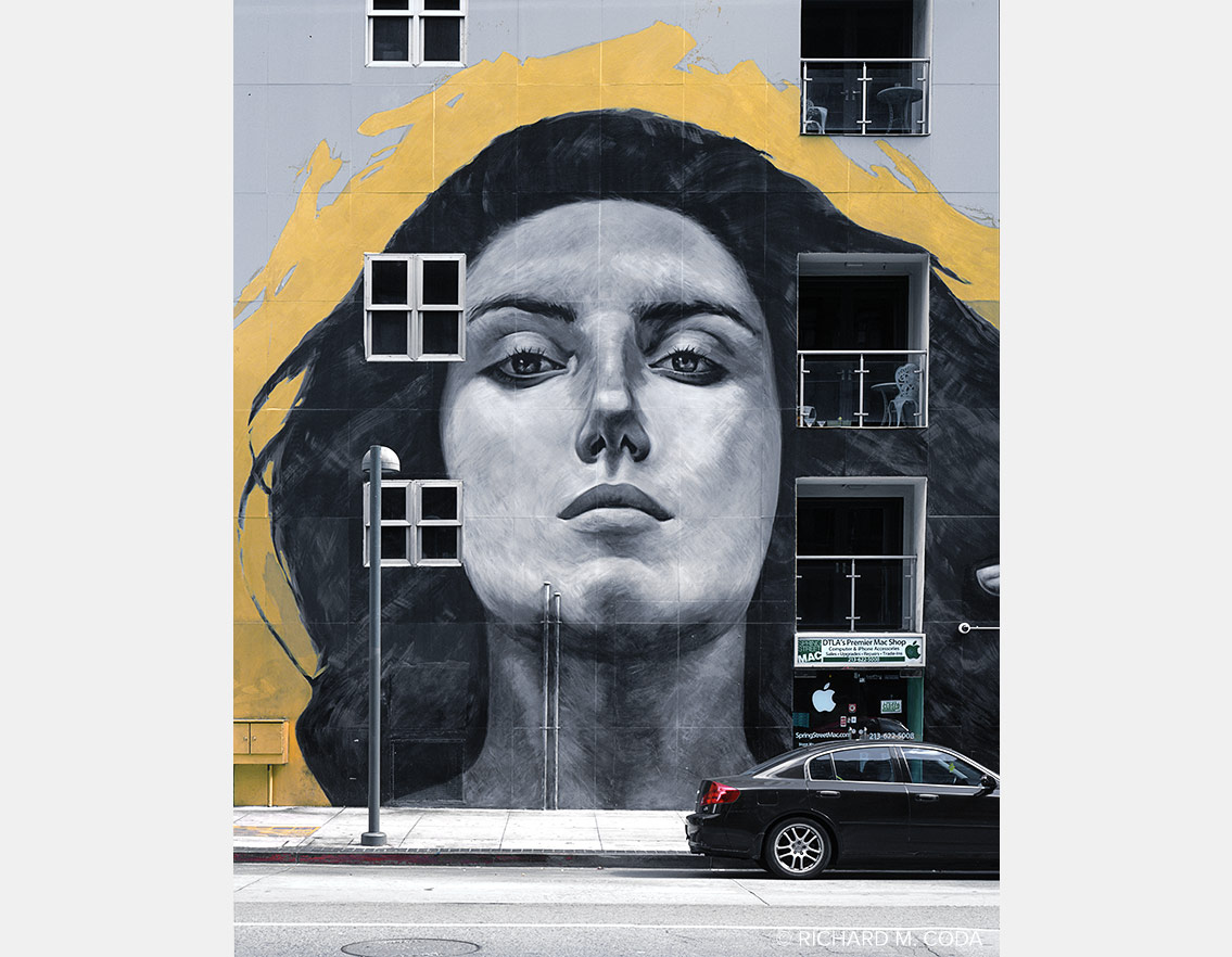 Our Lady of DTLA, Los Angeles, CA, ©2018. 4x5" Color Transparency.