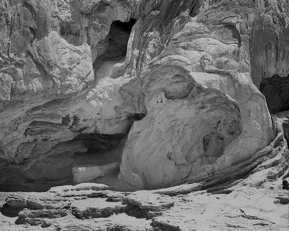 Jemez Springs Soda Dam, Jemez Springs, NM, ©2026. 8x10" Silver Negative.