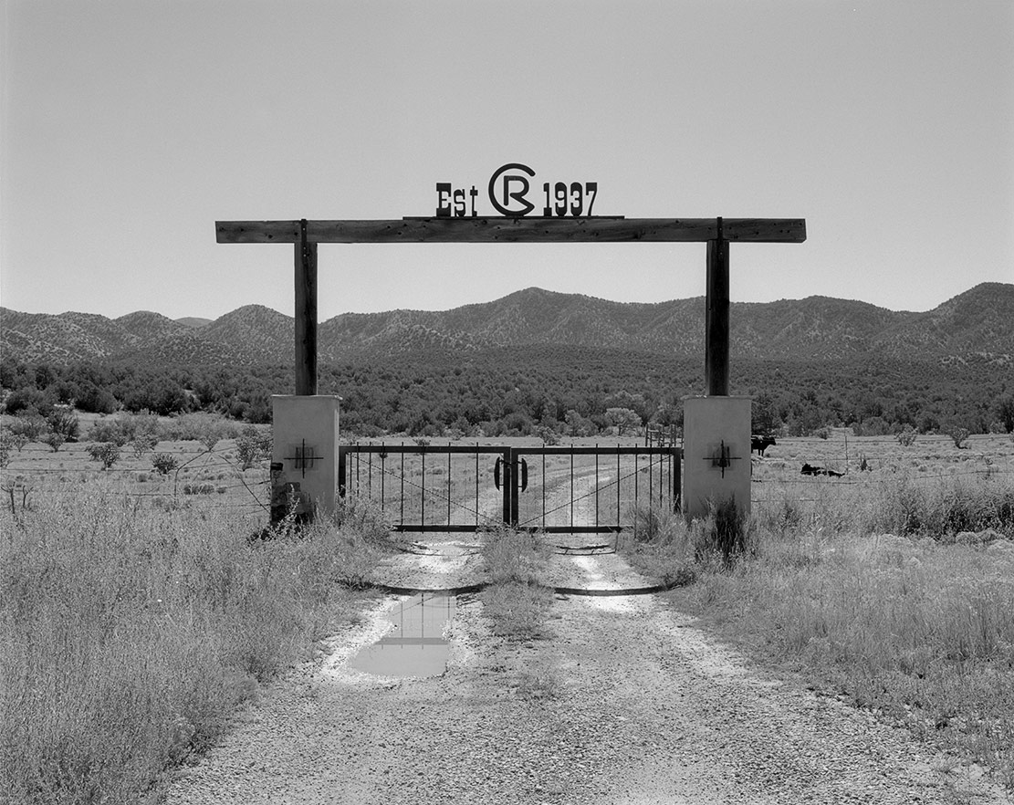 Canyon Ranch, Edgewood, NM, ©2025. 4x5" Silver Negative.