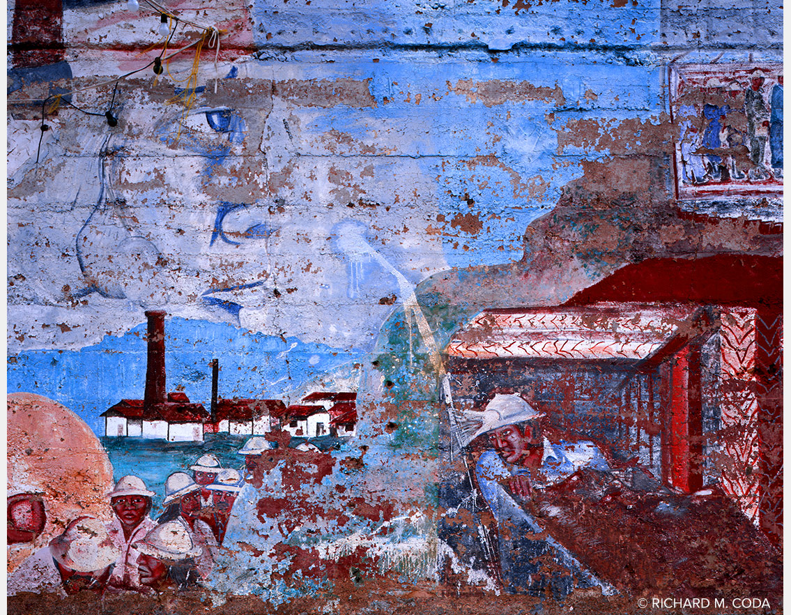 Mural, Superior, AZ, ©2009. 4x5" Color Transparency.