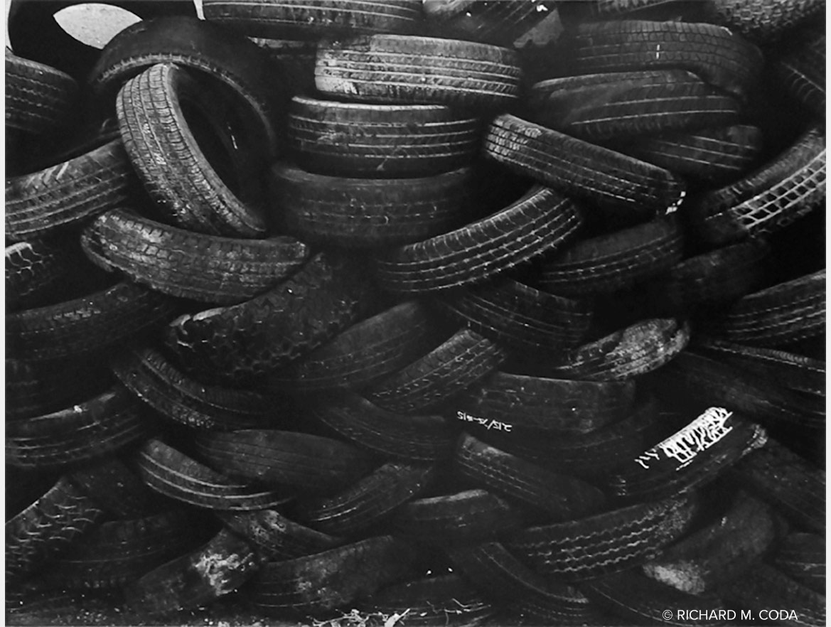 Tires, Phoenix, AZ, &copy;2009. 11x14" Silver Negative.