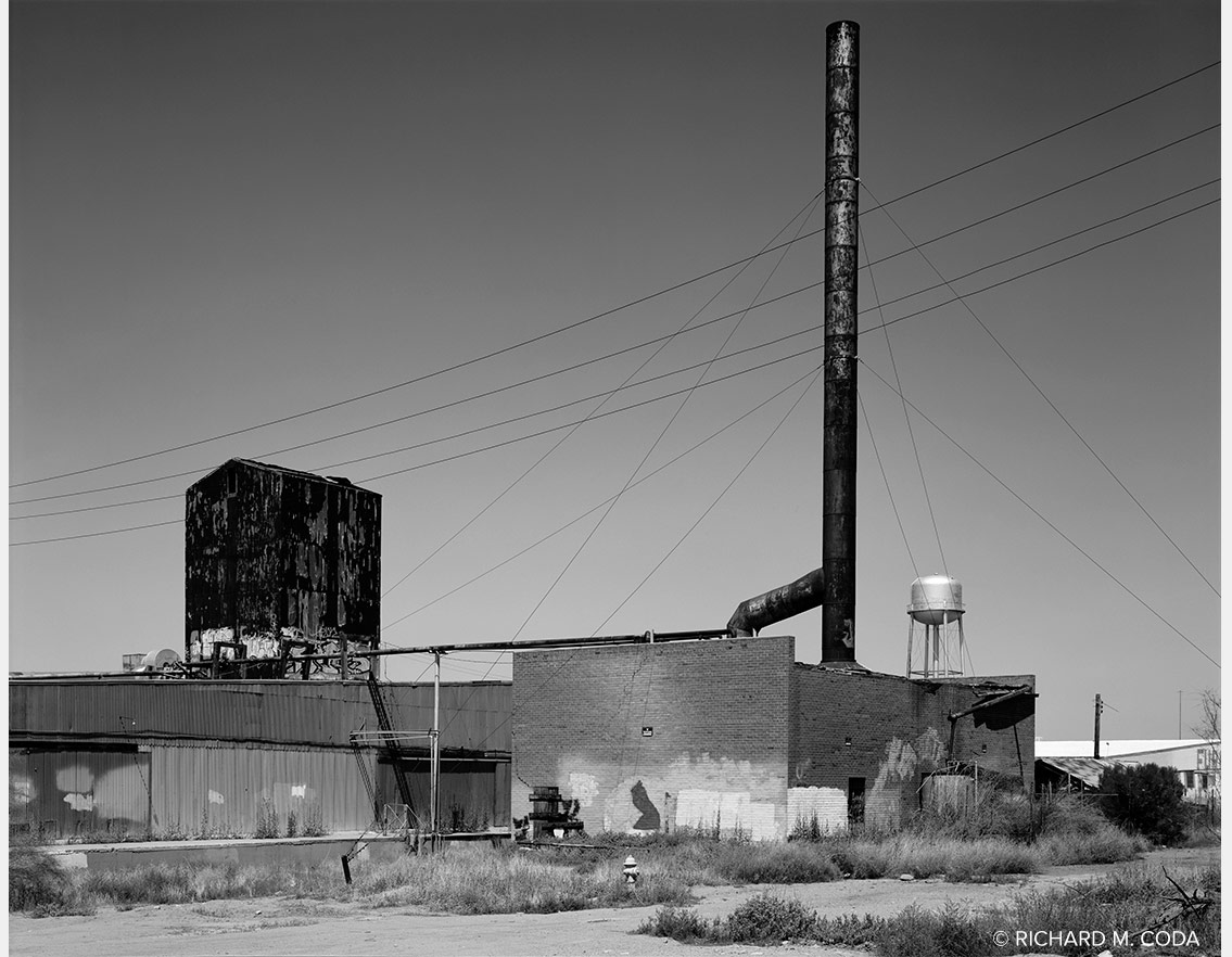 The Big Tin Shed, Phoenix, AZ, ©2008. 8x10" Silver Negative.