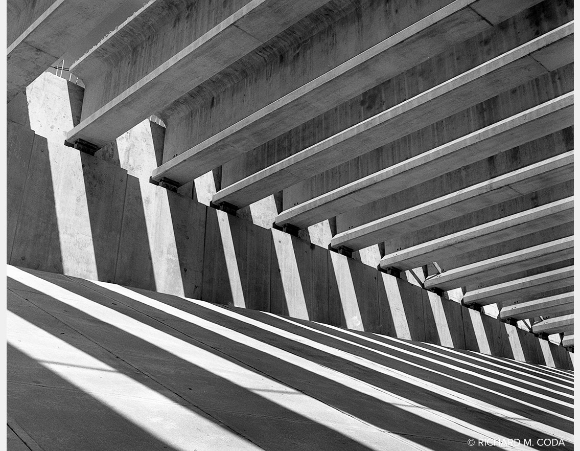 I-287, Oakland, NJ, ©1987. 4x5" Silver Negative.