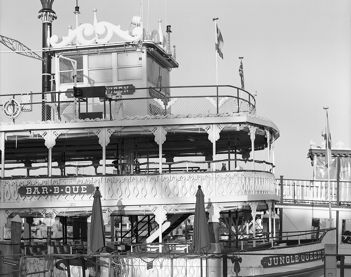 The Jungle Queen, Ft. Lauderdale, FL, ©2020. 8x10" Silver Negative.