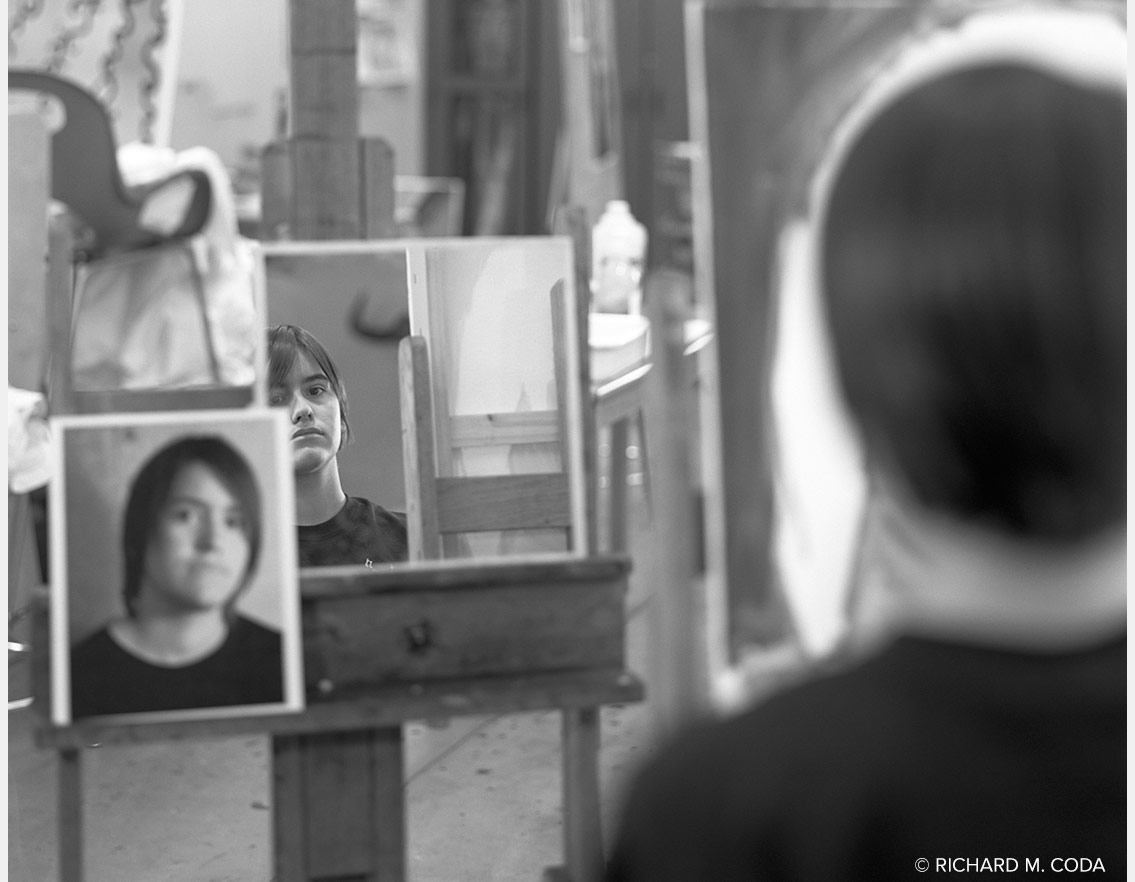 Latina, Paradise Valley, AZ, ©2009. 4x5" Silver Negative.