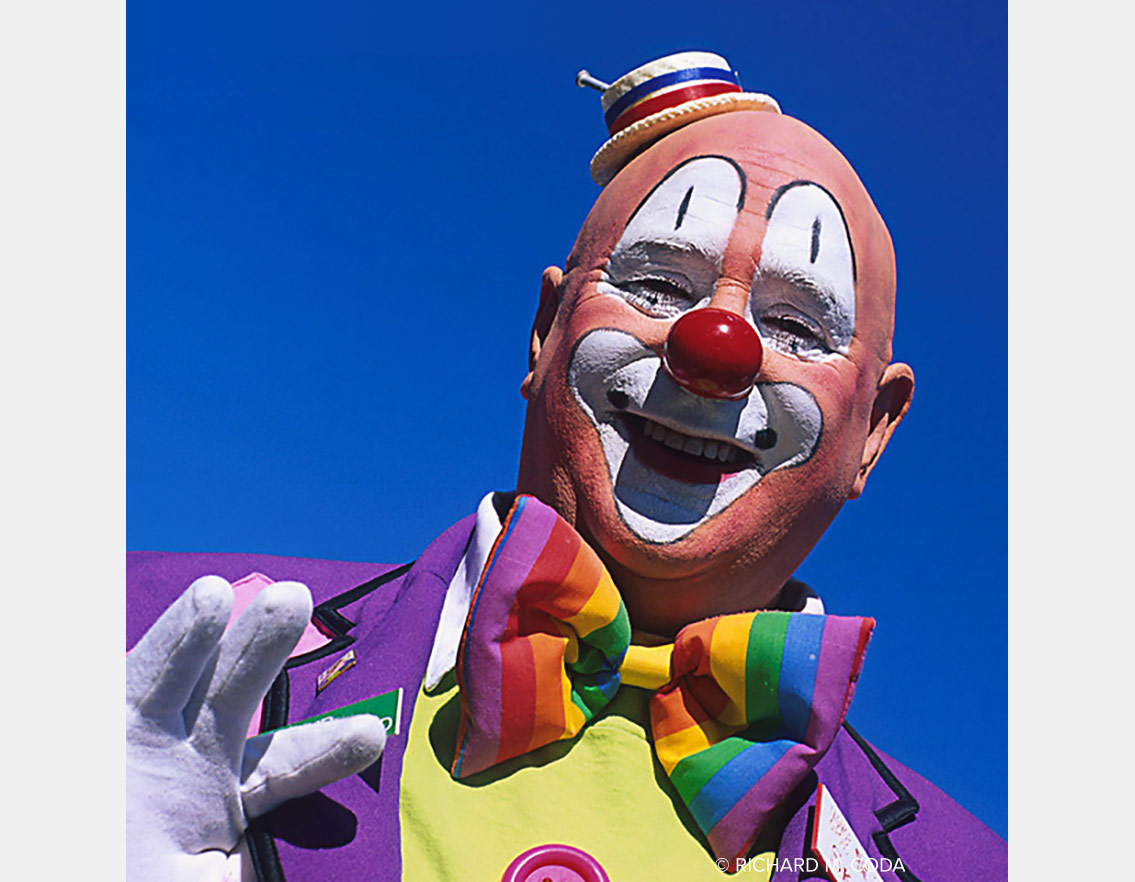 Clownfest #7, Seaside Heights, NJ ©2001. 35mm Slide.