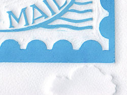 Flying Home_detail embossing