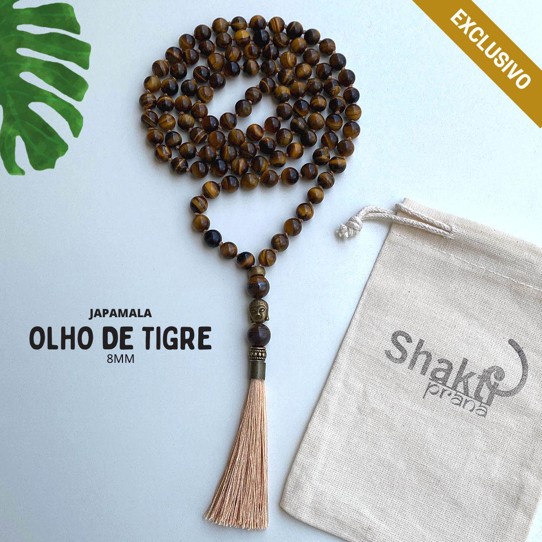 Japamala Olho de Tigre (8mm)