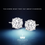Thumbnail: 1ctw+ Regality Stud Earrings(Light performance rated to Sparkle in top 5%)