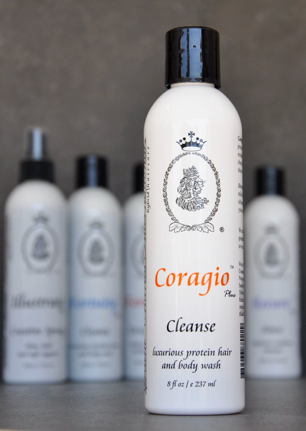 8oz. CORAGIO Protein Hair and Body Wash