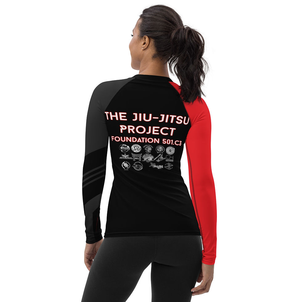 Thumbnail: Women's Classic logo, Red/black Rashguard