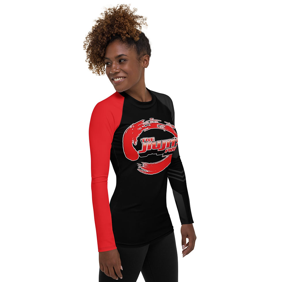 Thumbnail: Women's Classic logo, Red/black Rashguard