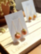 Thumbnail: real flower jewelry, resin flower jewelry, flower jewelry, bridal jewelry, wedding flower, bride earrings,lakoodesigns