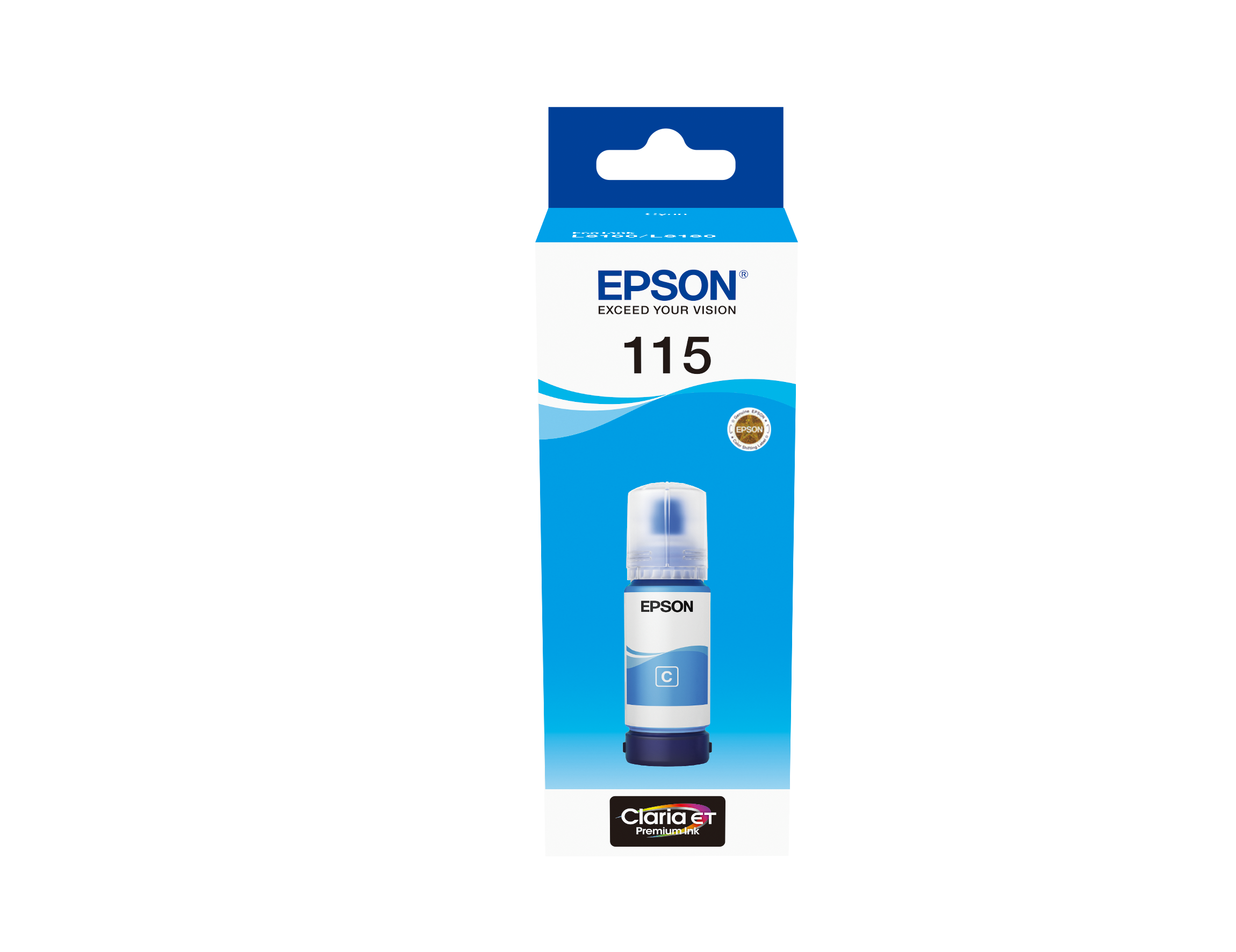 בקבוק דיו כחול מקורי 115 Epson EcoTank