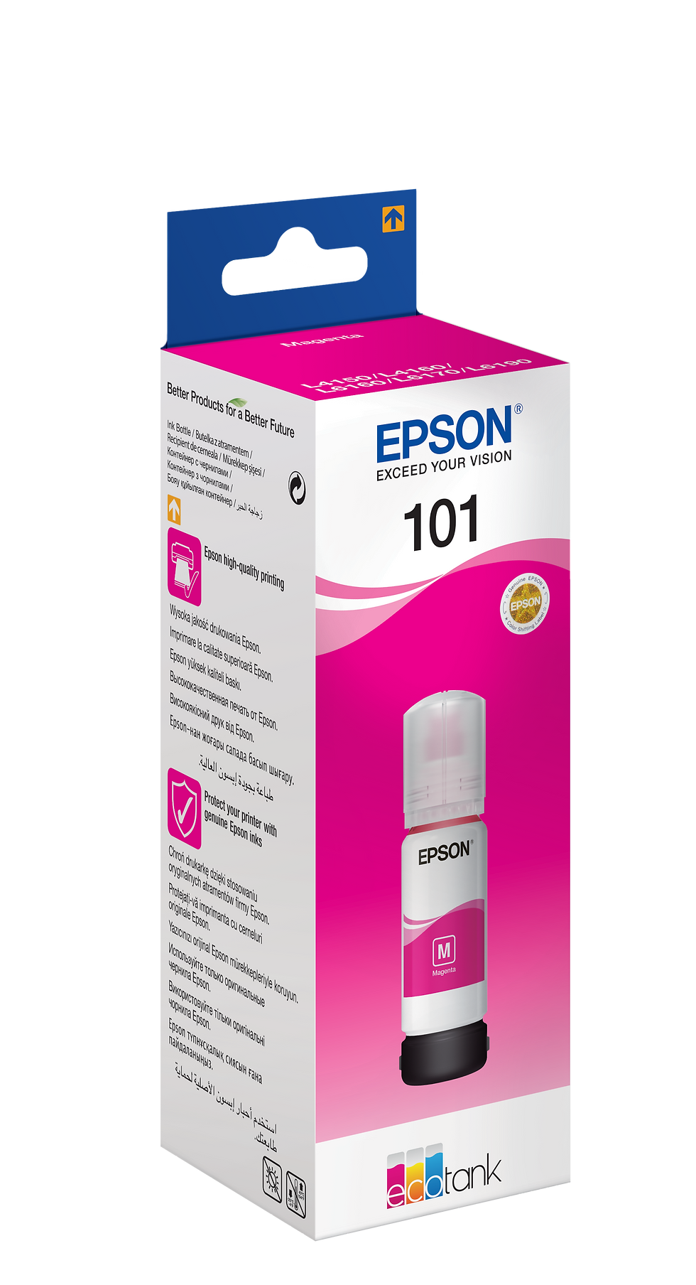 בקבוק דיו אדום מקורי 101 Epson EcoTank