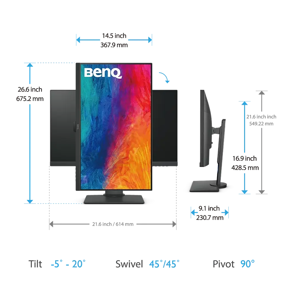 תמונה ממוזערת: מסך למחשב BENQ PD2705Q